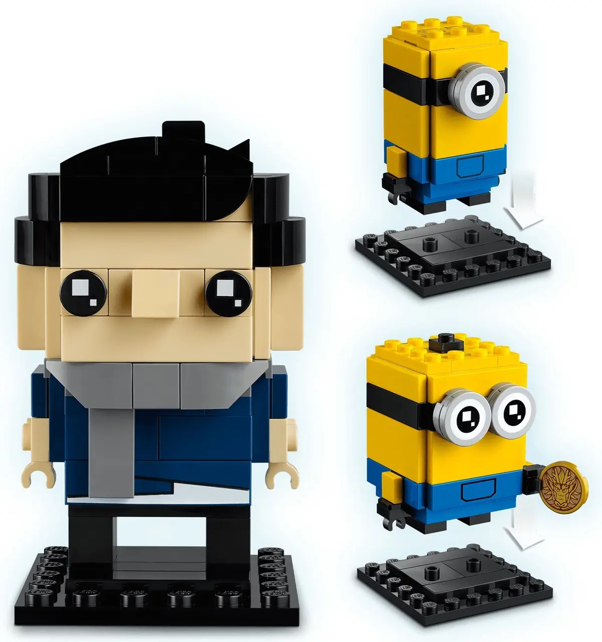 LEGO BrickHeadz 40420 Gru, Stuart and Otto set, image 4