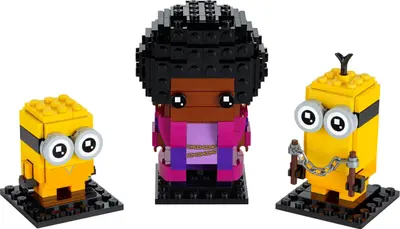 LEGO BrickHeadz 40421 Belle Bottom, Kevin and Bob set