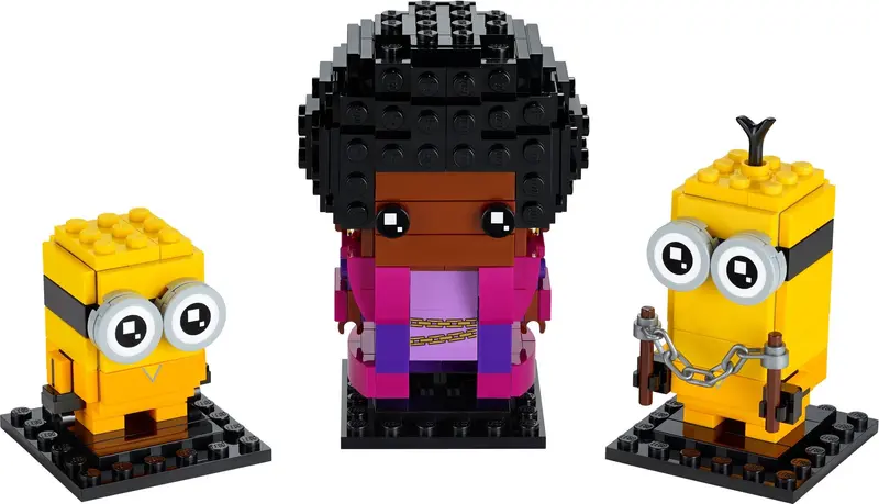 LEGO BrickHeadz 40421 Belle Bottom, Kevin and Bob set