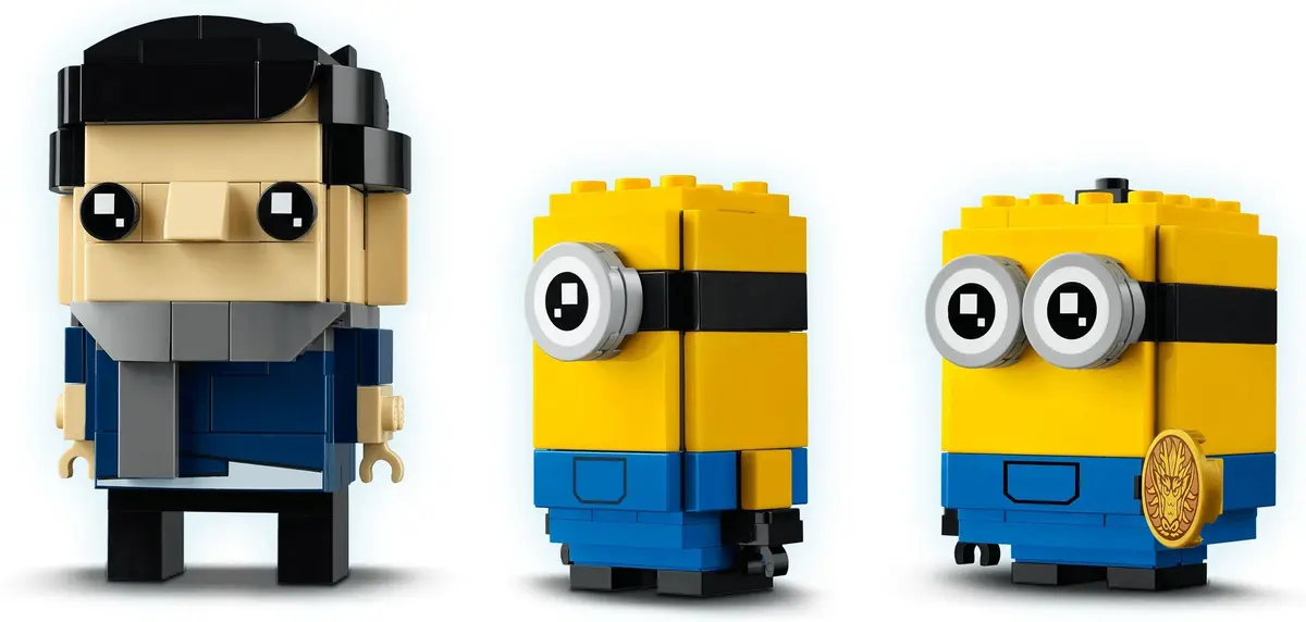 LEGO BrickHeadz 40421 Belle Bottom, Kevin and Bob set, image 5