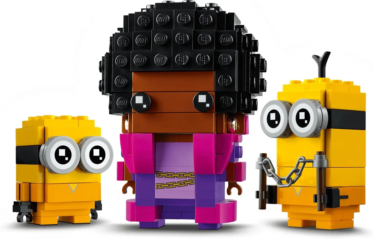 LEGO BrickHeadz 40421 Belle Bottom, Kevin and Bob set, image 3