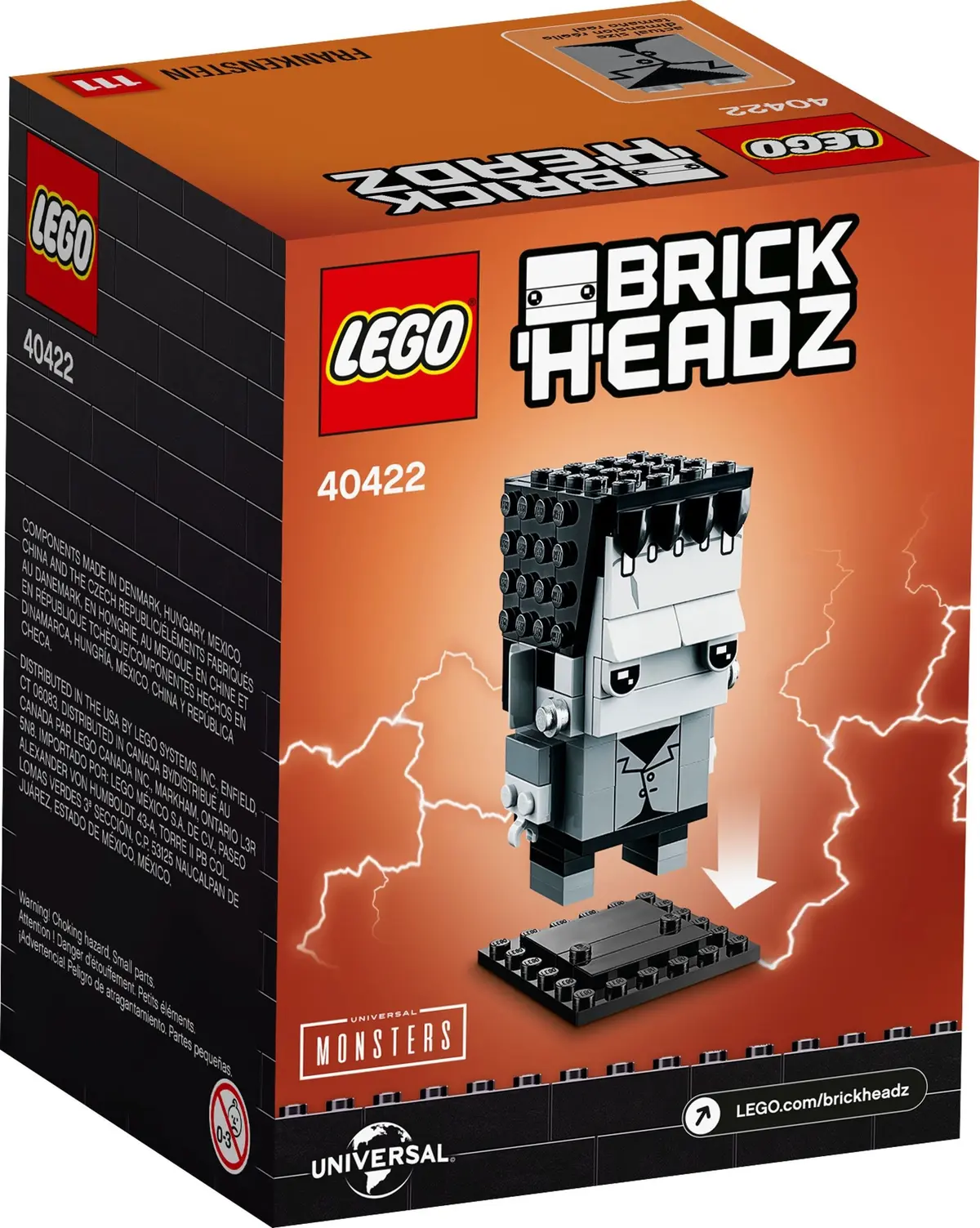 LEGO BrickHeadz 40422 Frankenstein set, image 3