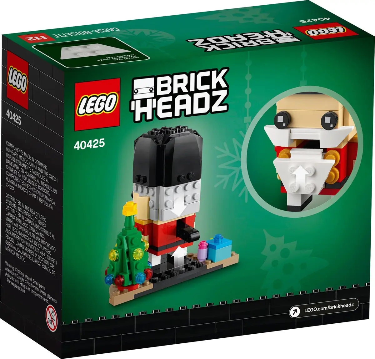 LEGO BrickHeadz 40425 Nutcracker set, image 3