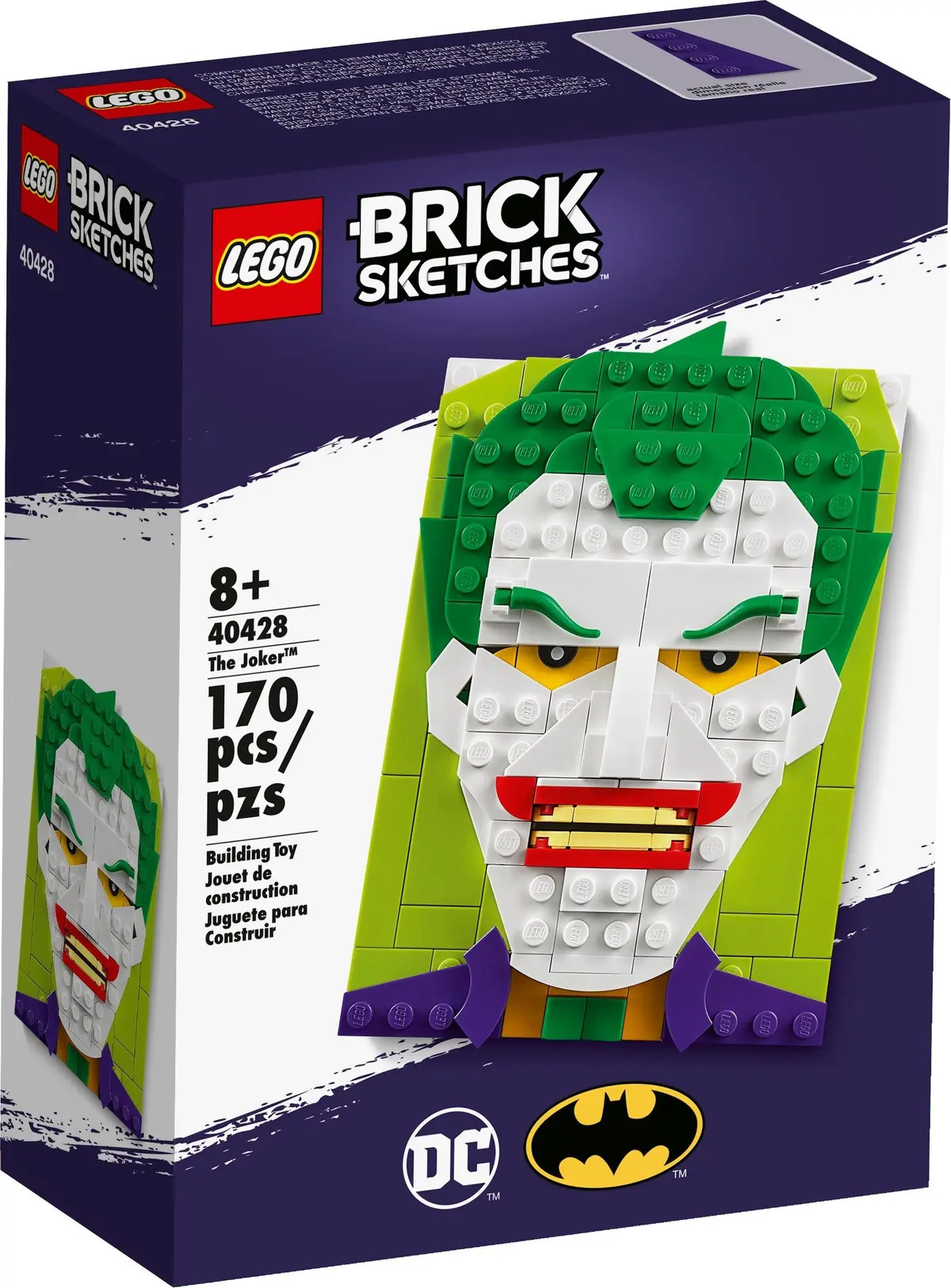 LEGO Brick Sketches 40428 The Joker set, image 2