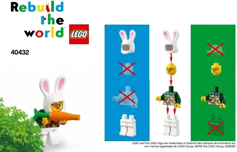 LEGO Miscellaneous 40432 Rebuild the World minifigure set, image 2