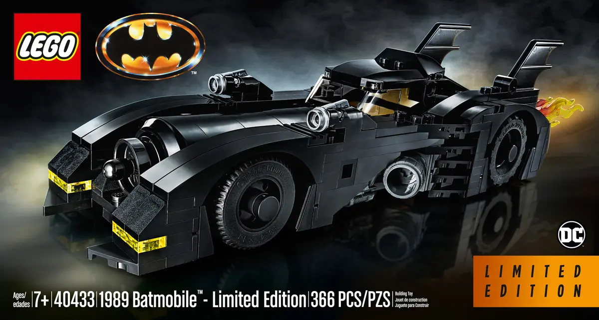 LEGO DC Comics Super Heroes 40433 1989 Batmobile - Limited Edition set, image 3