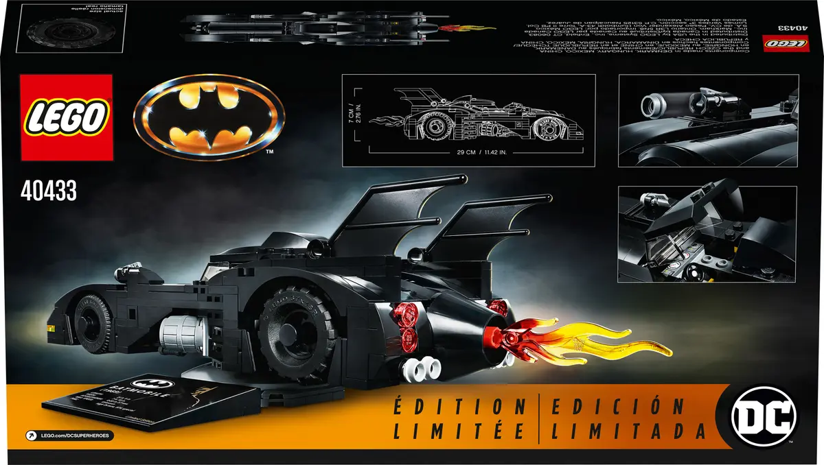 LEGO DC Comics Super Heroes 40433 1989 Batmobile - Limited Edition set, image 2