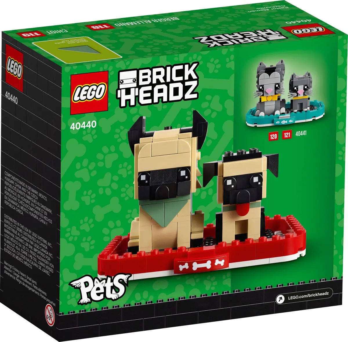 LEGO BrickHeadz 40440 German Shepherds set, image 3