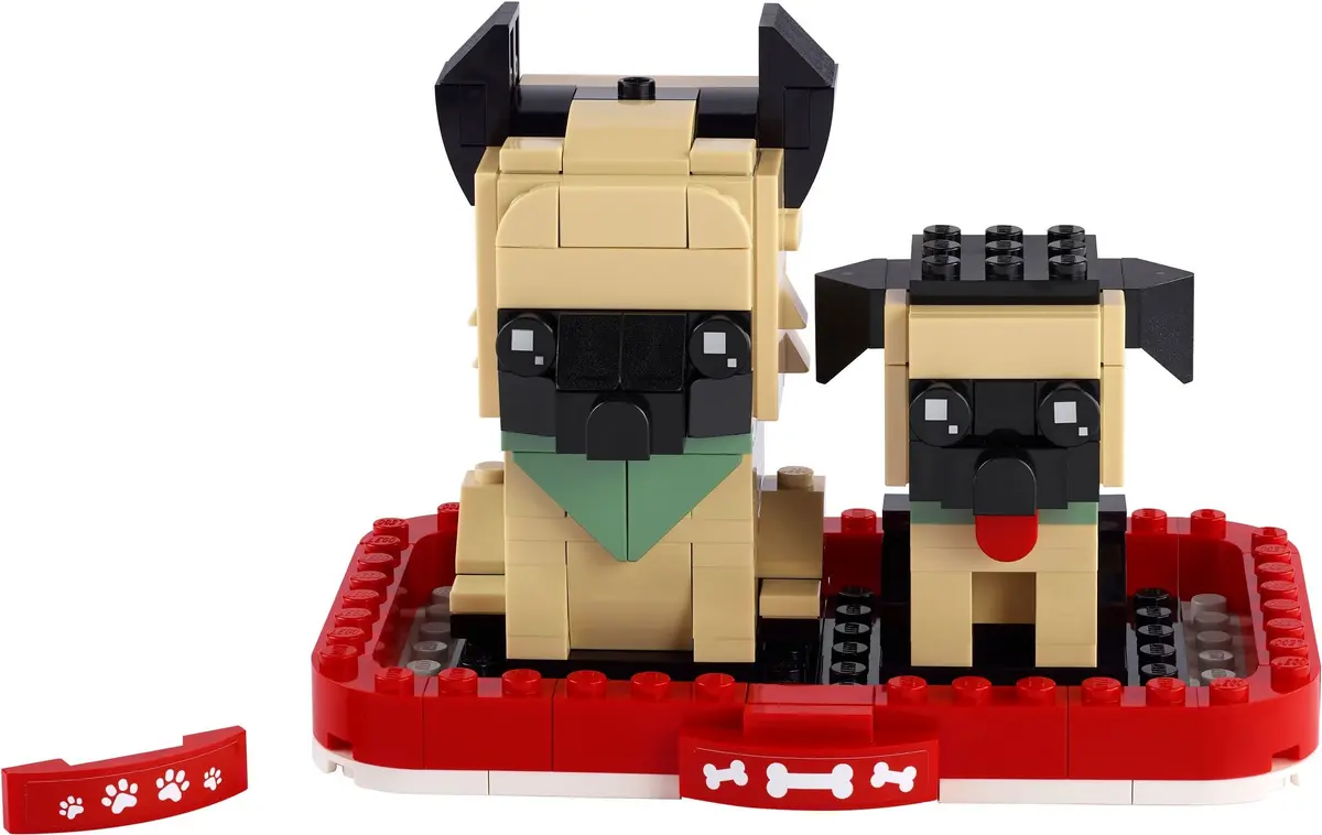 LEGO BrickHeadz 40440 German Shepherds set