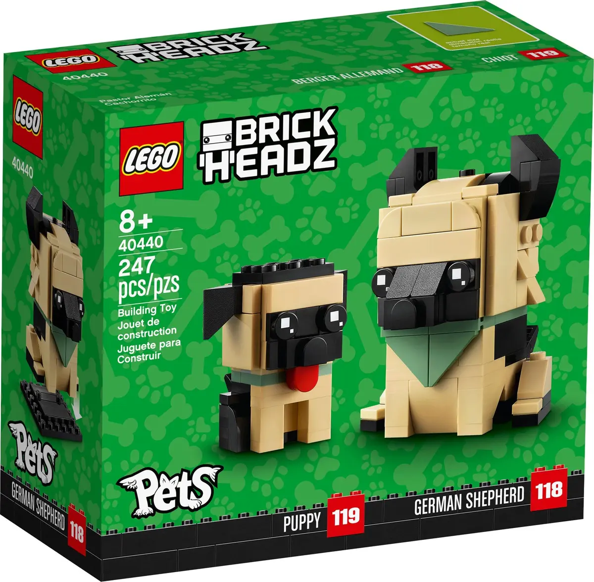LEGO BrickHeadz 40440 German Shepherds set, image 2