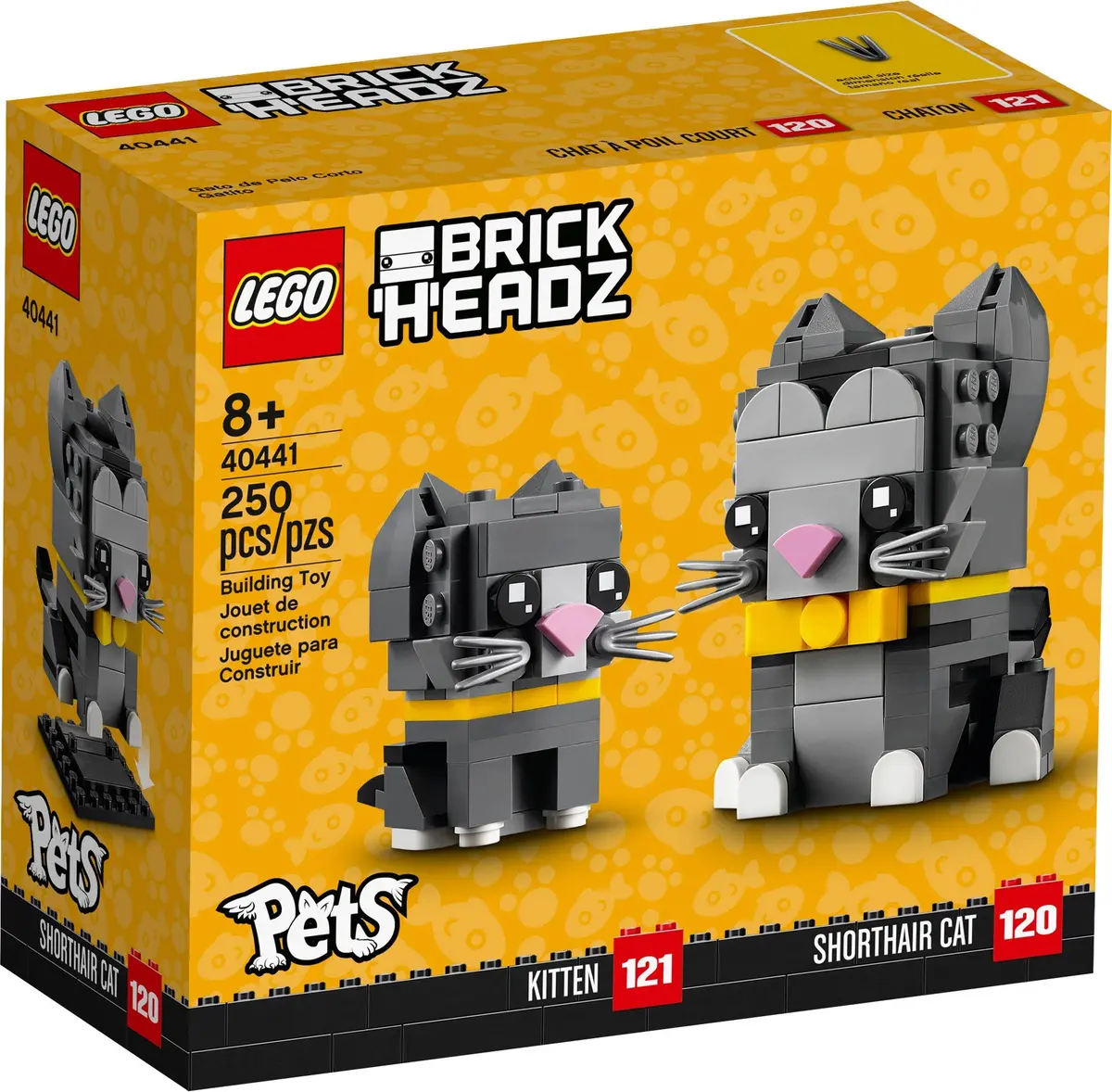 LEGO BrickHeadz 40441 Shorthair Cats set, image 2