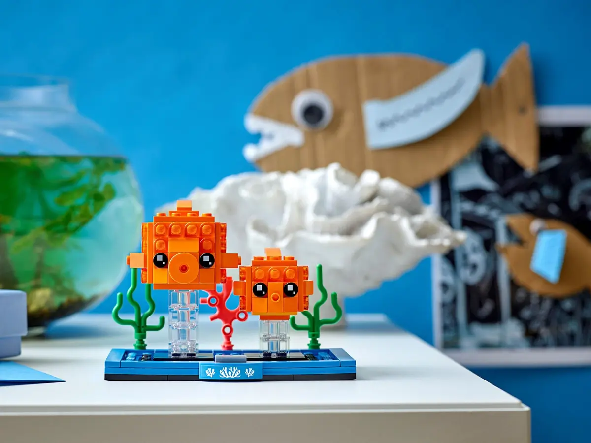 LEGO BrickHeadz 40442 Goldfish set, image 4