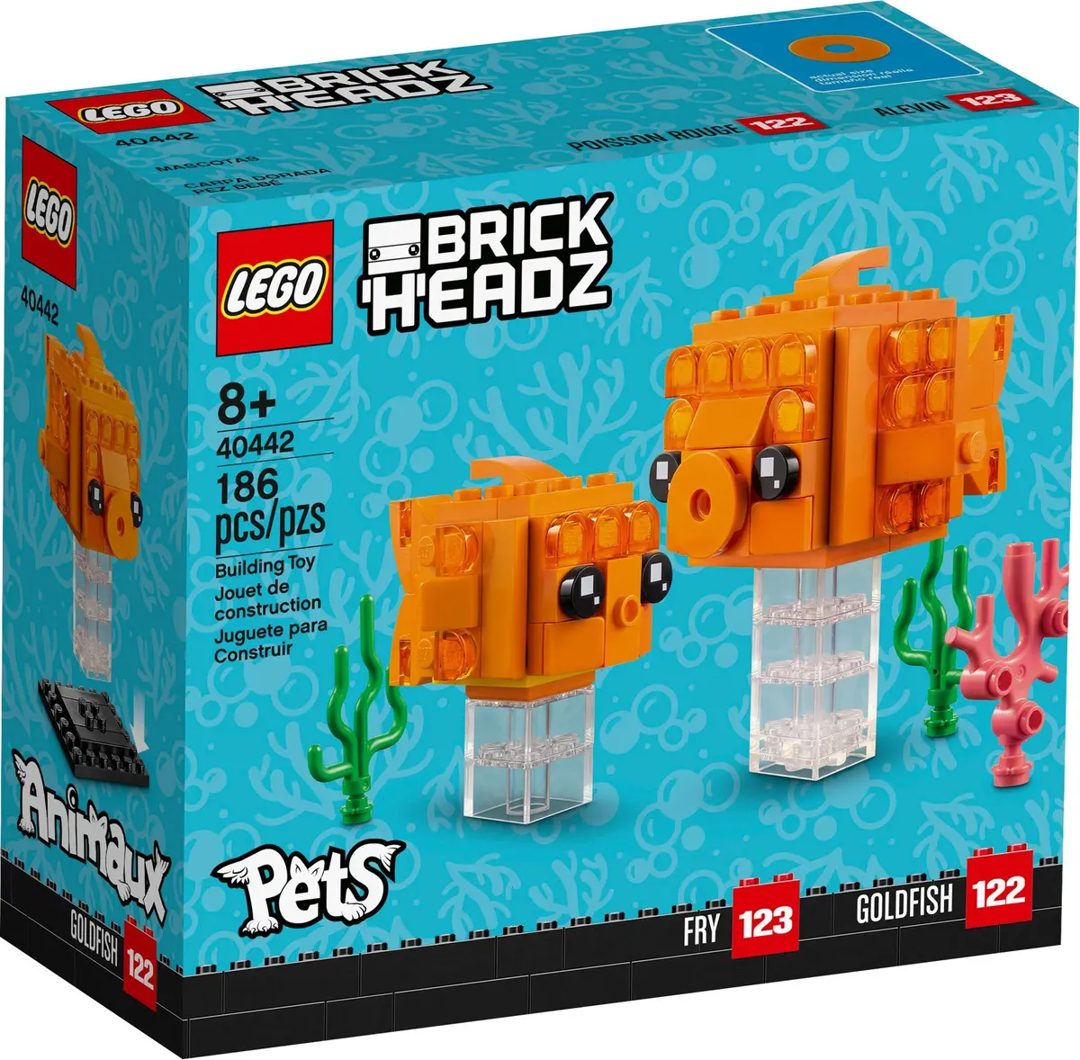 LEGO BrickHeadz 40442 Goldfish set, image 2