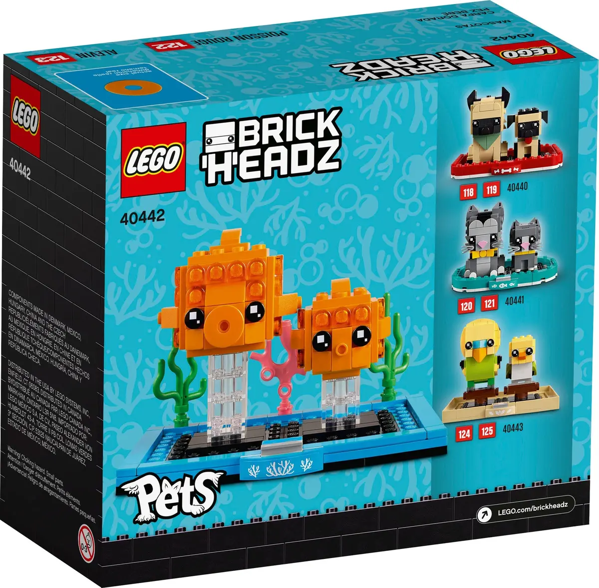 LEGO BrickHeadz 40442 Goldfish set, image 3