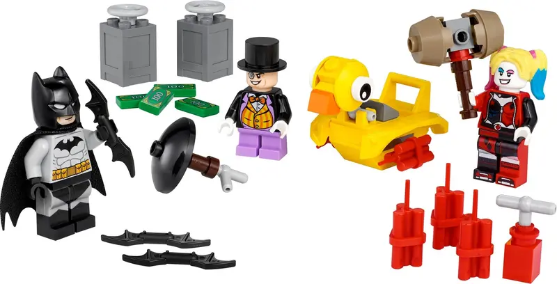 LEGO DC Comics Super Heroes 40453 Batman vs. The Penguin & Harley Quinn set