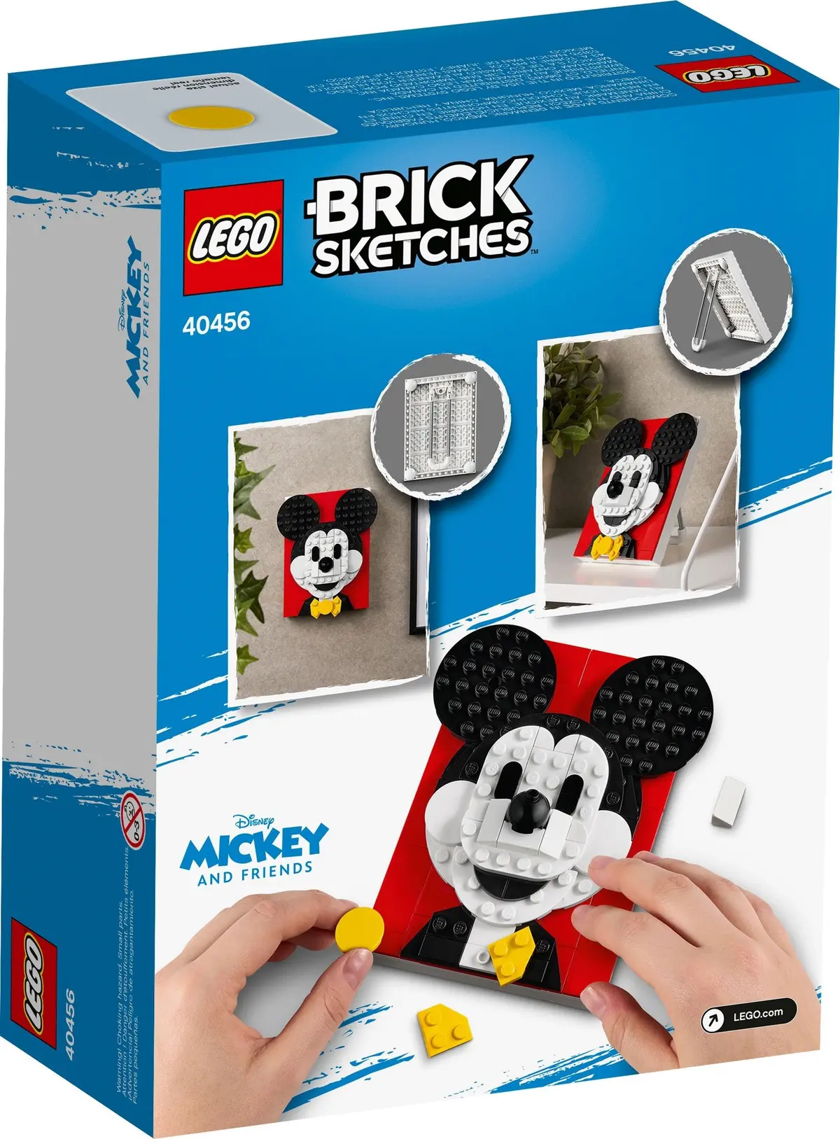 LEGO Brick Sketches 40456 Mickey Mouse set, image 3