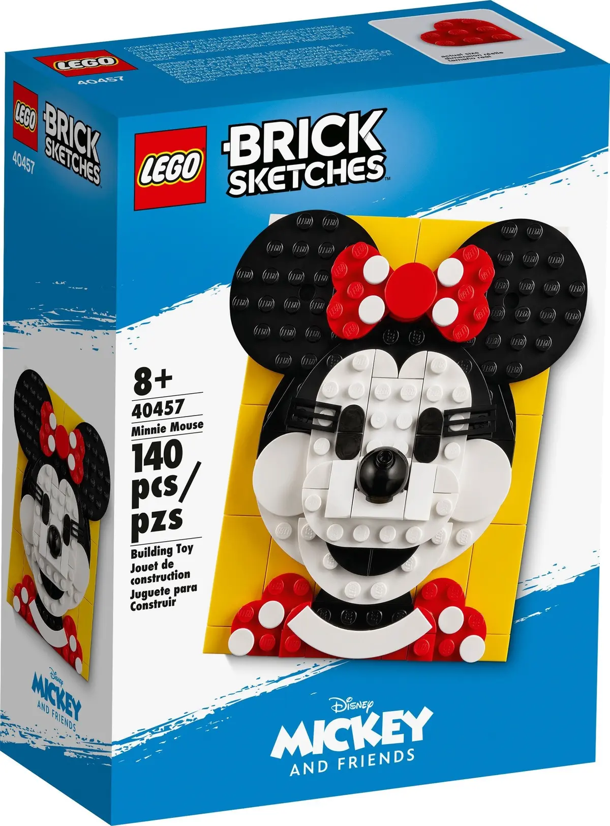 LEGO Brick Sketches 40457 Minnie Mouse set, image 2