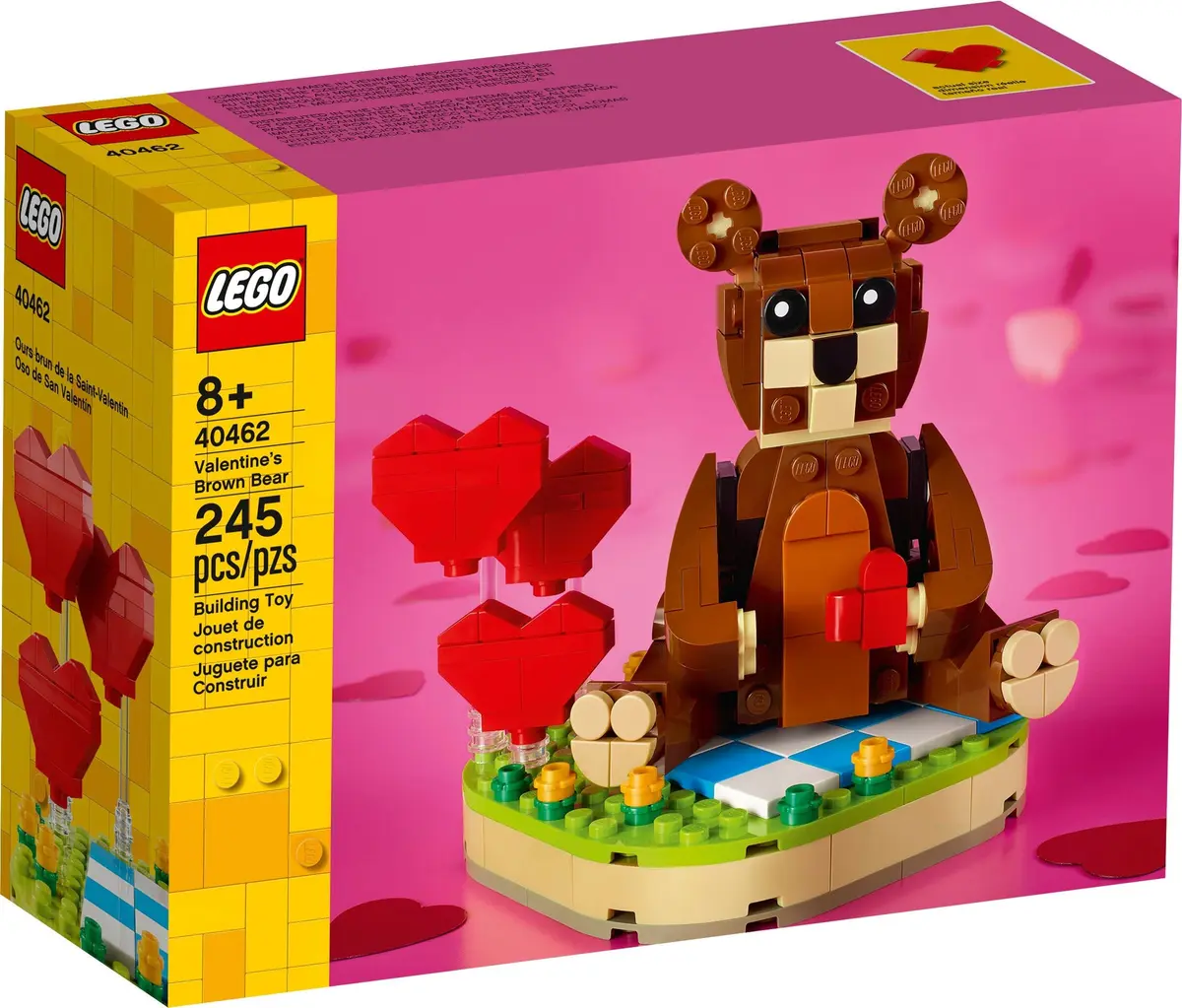 LEGO Seasonal 40462 Valentine's Brown Bear set, image 2