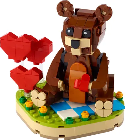 LEGO Seasonal 40462 Valentine's Brown Bear set