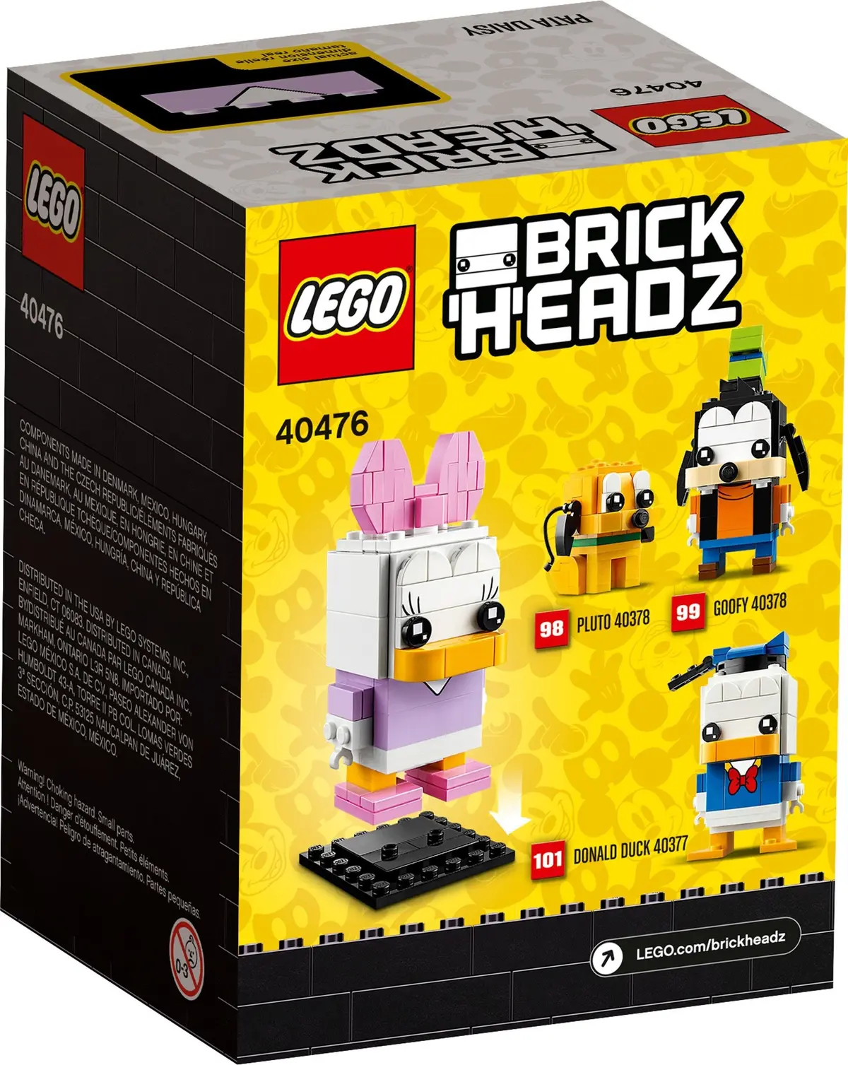 LEGO BrickHeadz 40476 Daisy Duck set, image 3