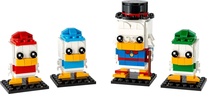 LEGO BrickHeadz 40477 Scrooge McDuck, Huey, Dewey & Louie set