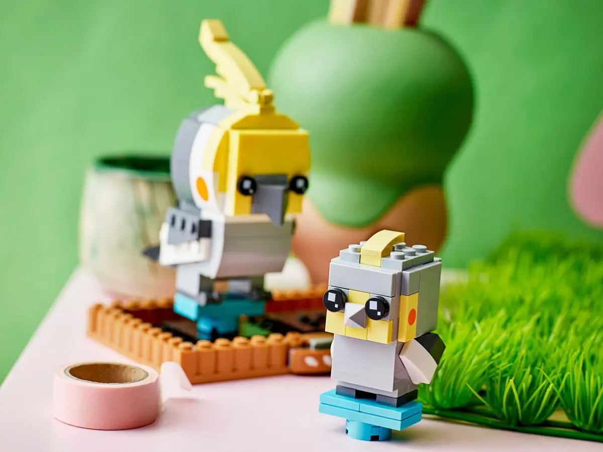 LEGO BrickHeadz 40481 Cockatiel set, image 5