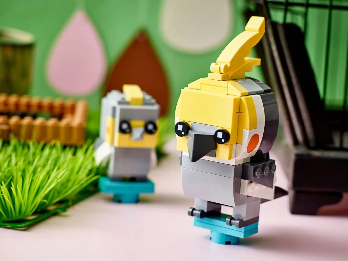 LEGO BrickHeadz 40481 Cockatiel set, image 6