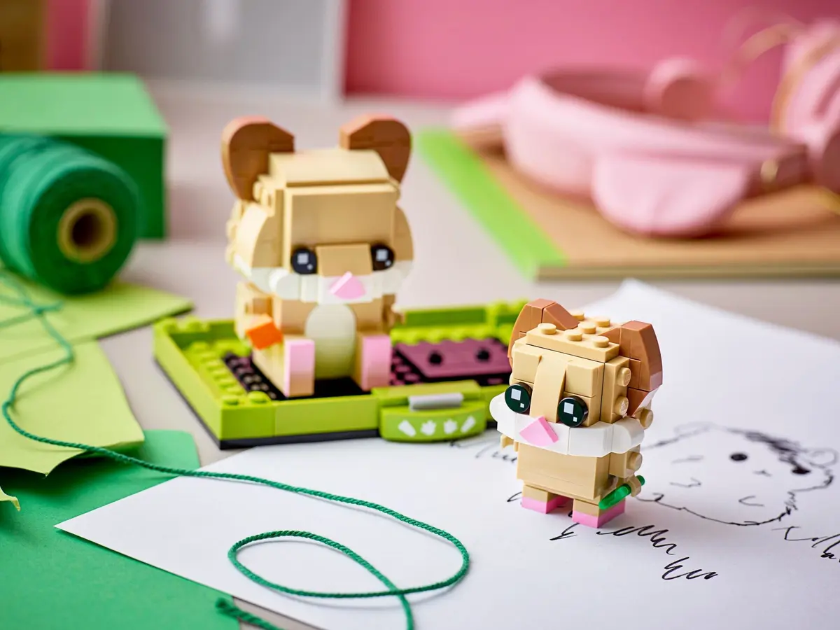 LEGO BrickHeadz 40482 Hamster set, image 5