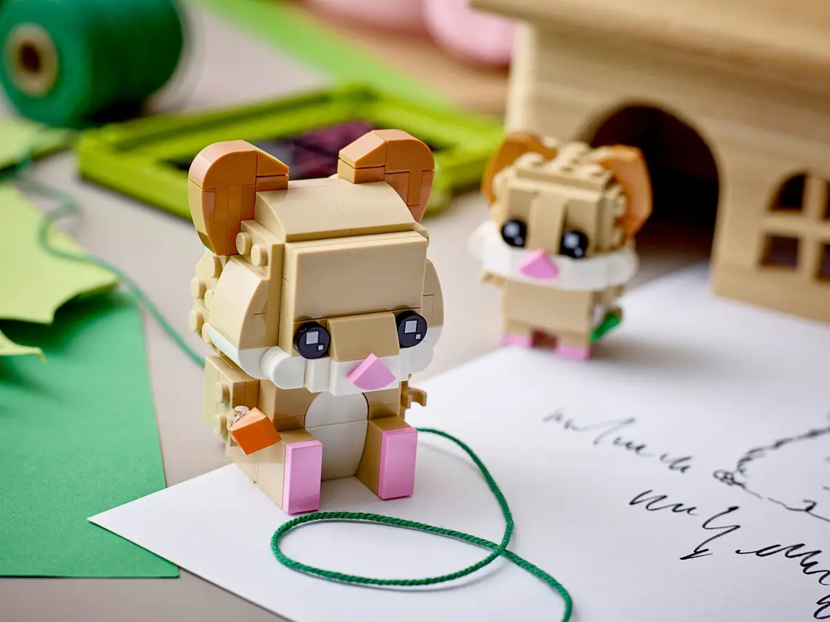 LEGO BrickHeadz 40482 Hamster set, image 6
