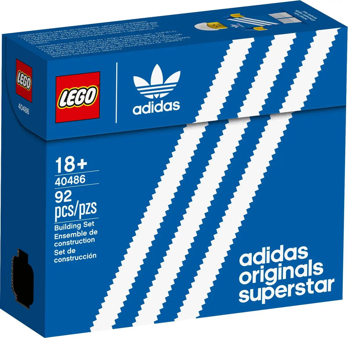 LEGO Icons 40486 Mini Adidas Originals Superstar set, image 2