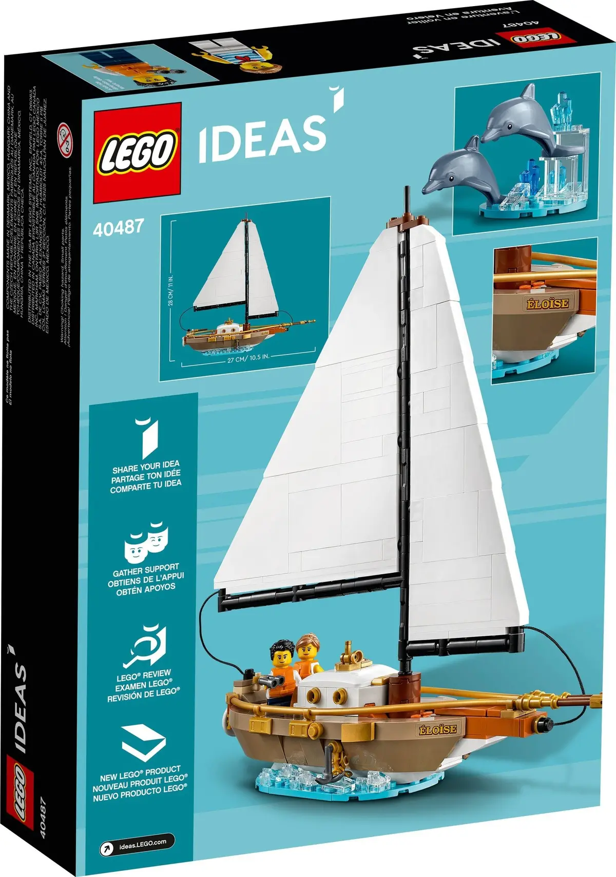 LEGO Ideas 40487 Sailboat Adventure set, image 3