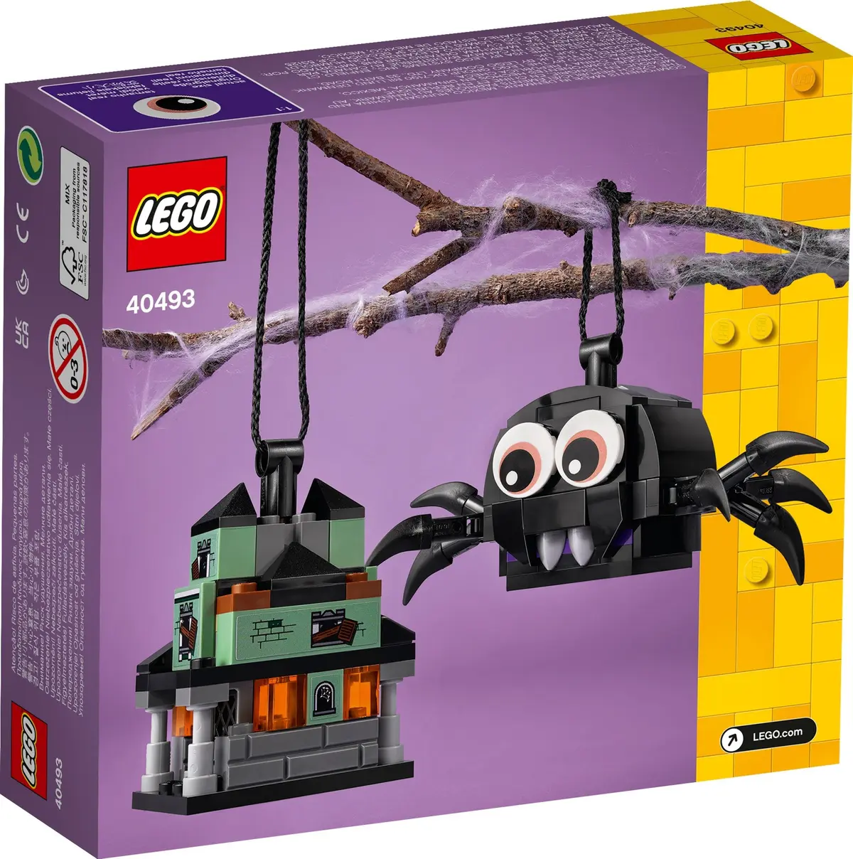 LEGO Seasonal 40493 Spider & Haunted House Pack set, image 3
