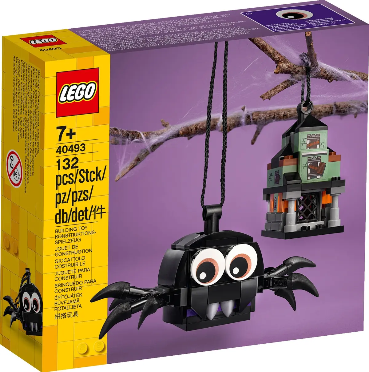 LEGO Seasonal 40493 Spider & Haunted House Pack set, image 2