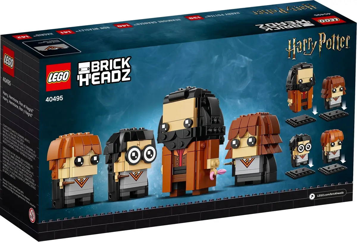 LEGO BrickHeadz 40495 Harry, Hermione, Ron & Hagrid set, image 3