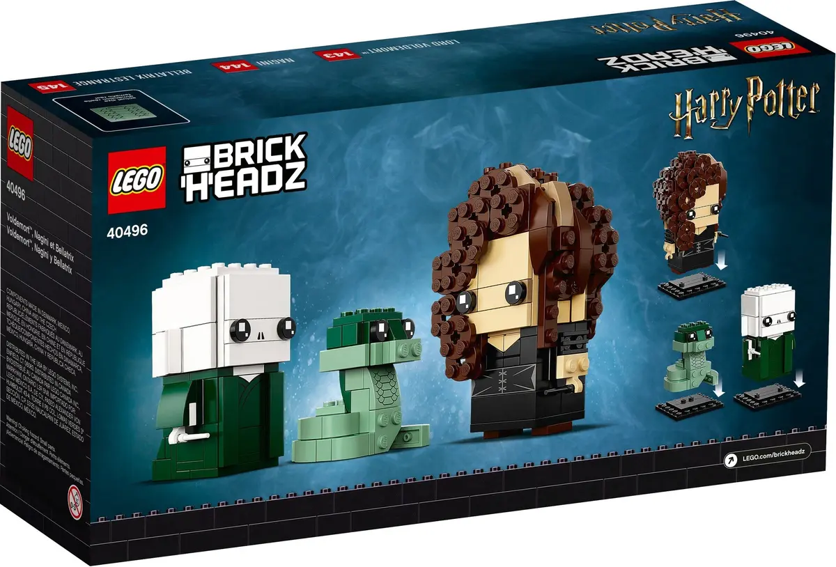 LEGO BrickHeadz 40496 Voldemort, Nagini & Bellatrix set, image 3