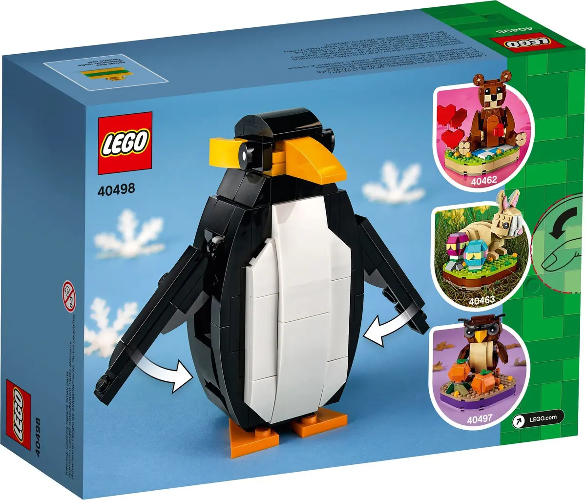LEGO Seasonal 40498 Christmas Penguin set, image 3