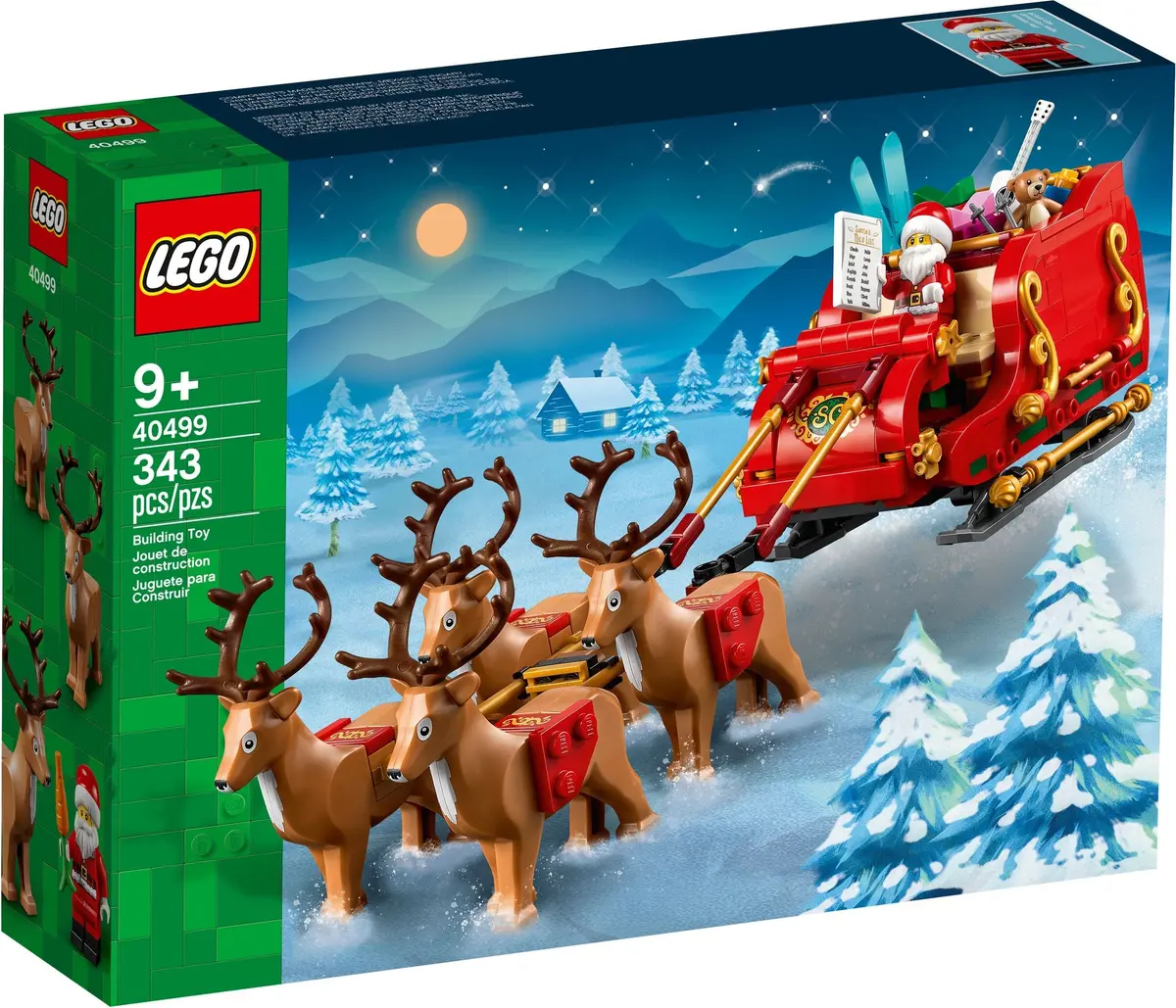 LEGO Seasonal 40499 Santa's Sleigh set, image 2