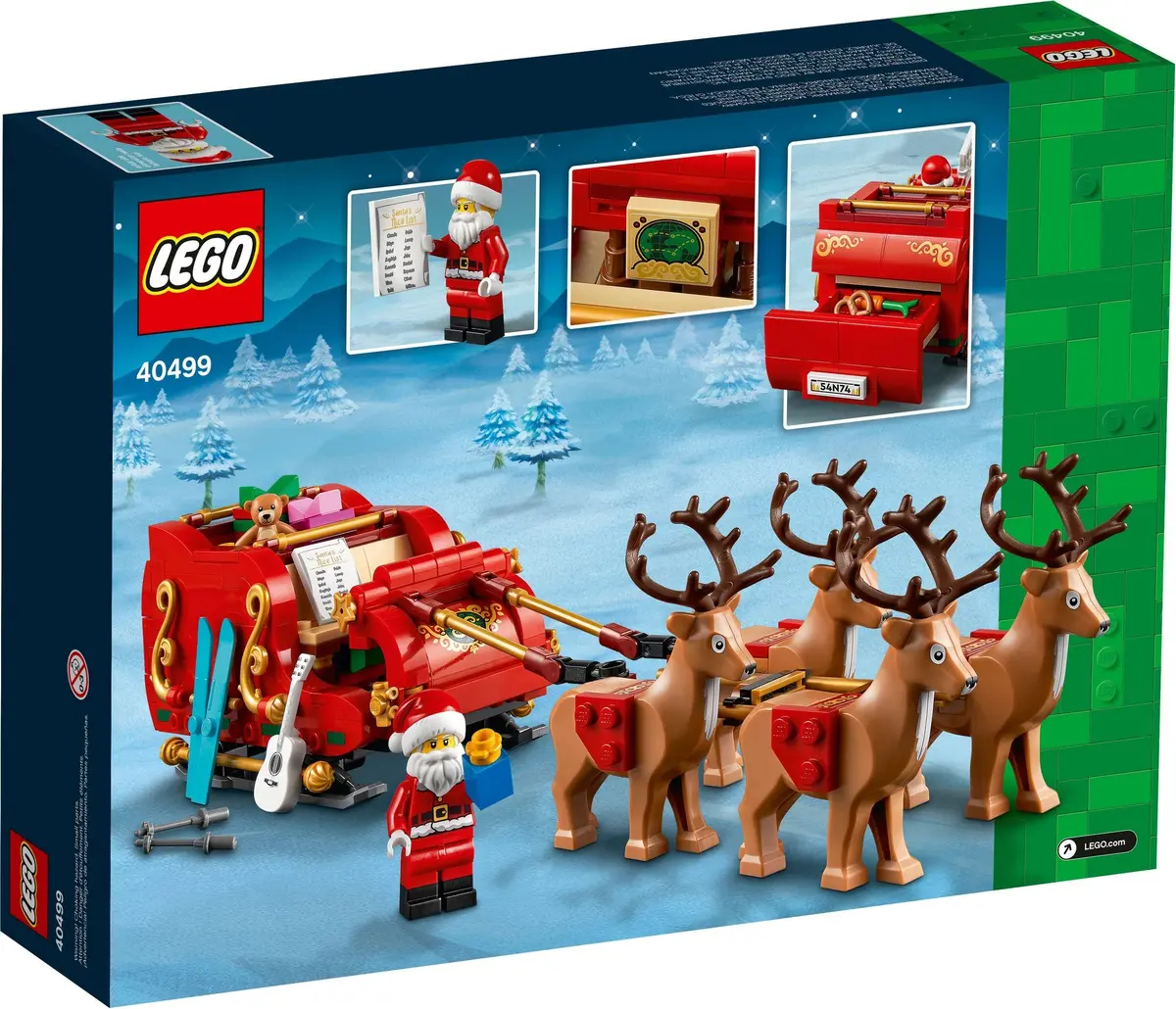 LEGO Seasonal 40499 Santa's Sleigh set, image 3