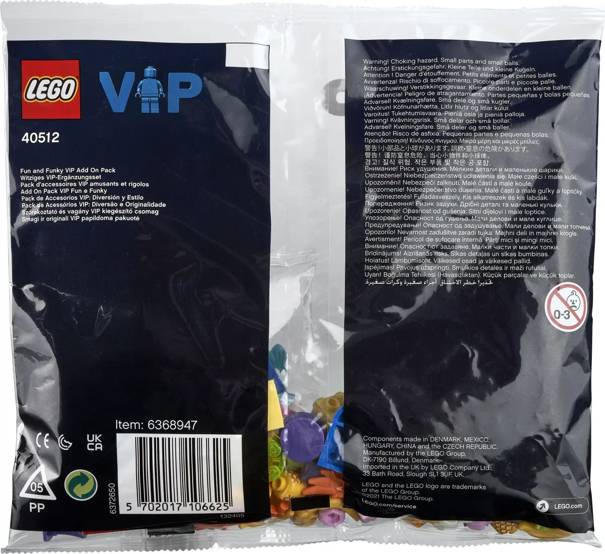 LEGO Miscellaneous 40512 Fun and Funky VIP Add On Pack set, image 3