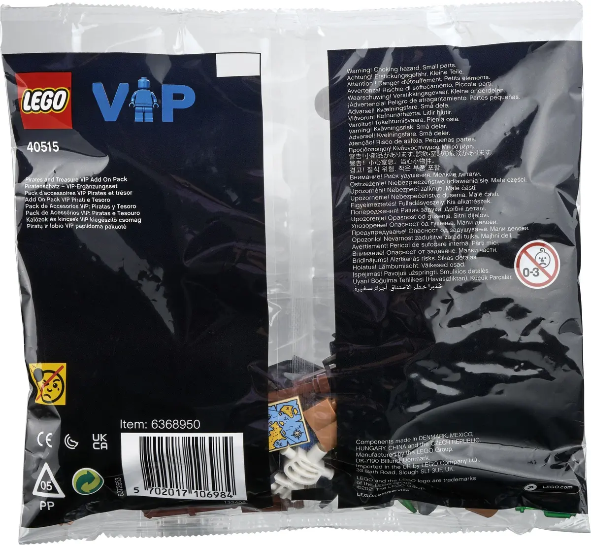 LEGO Miscellaneous 40515 Pirates and Treasure VIP Add On Pack set, image 3