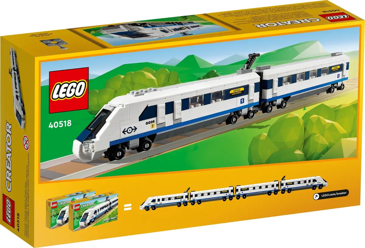 LEGO Creator 40518 High-Speed Train set, image 3