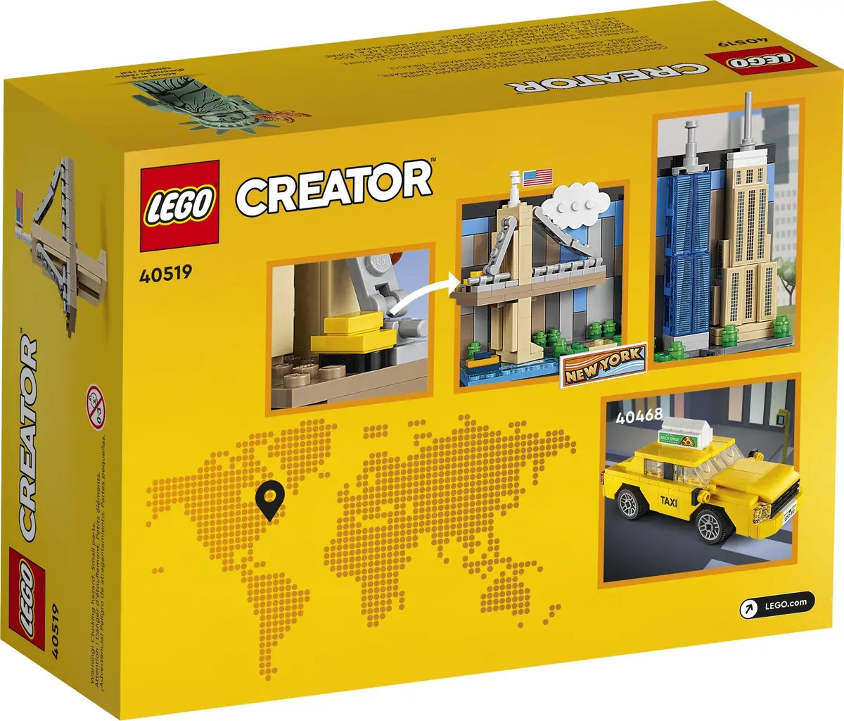 LEGO Creator 40519 New York Postcard set, image 3