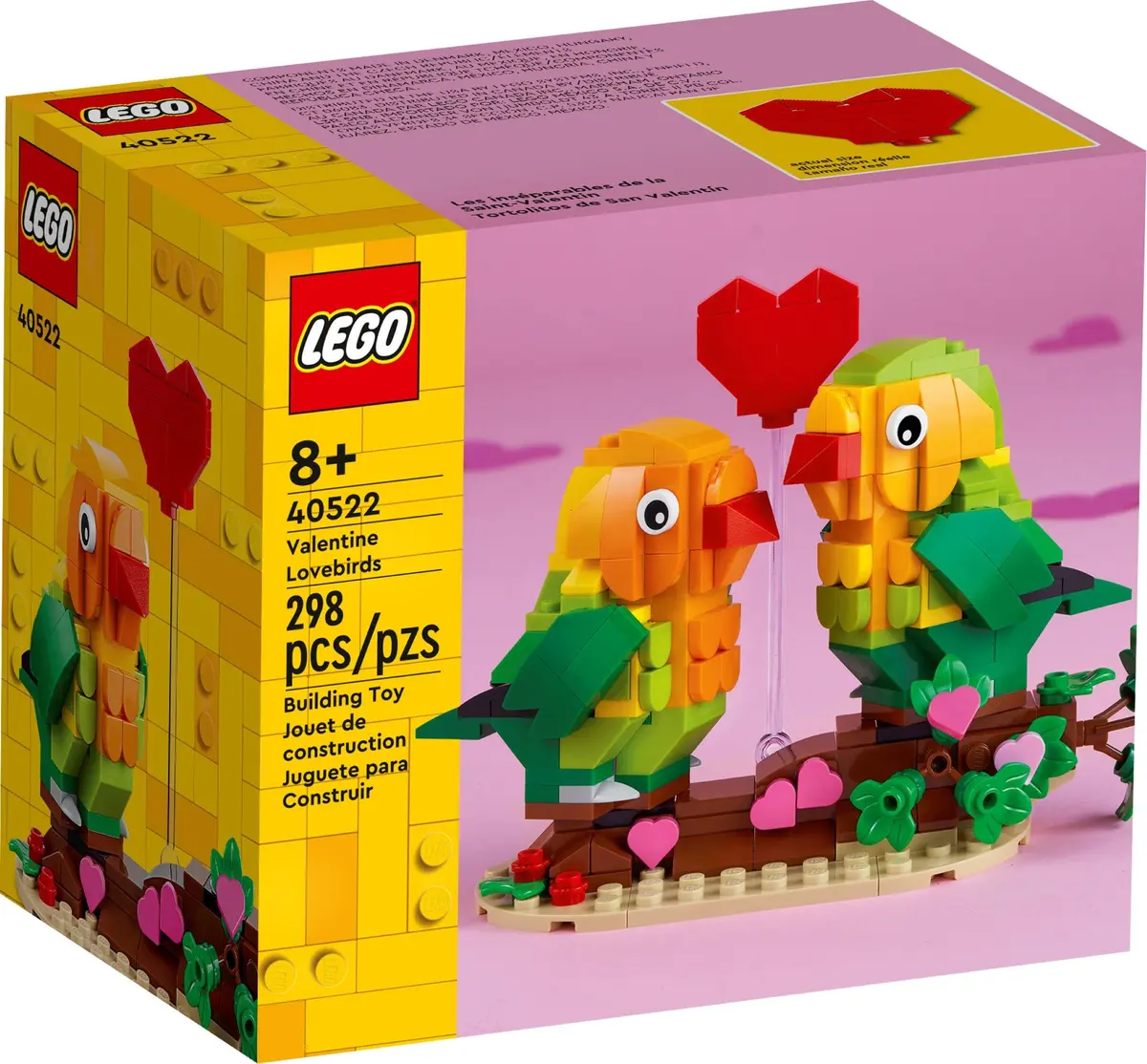 LEGO Seasonal 40522 Valentine Lovebirds set, image 2