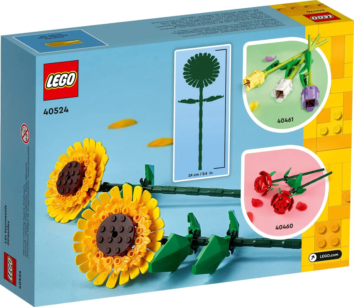 LEGO Botanicals 40524 Sunflowers set, image 4