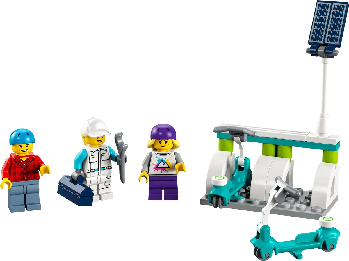 LEGO City 40526 Electric Scooters & Charging Dock set