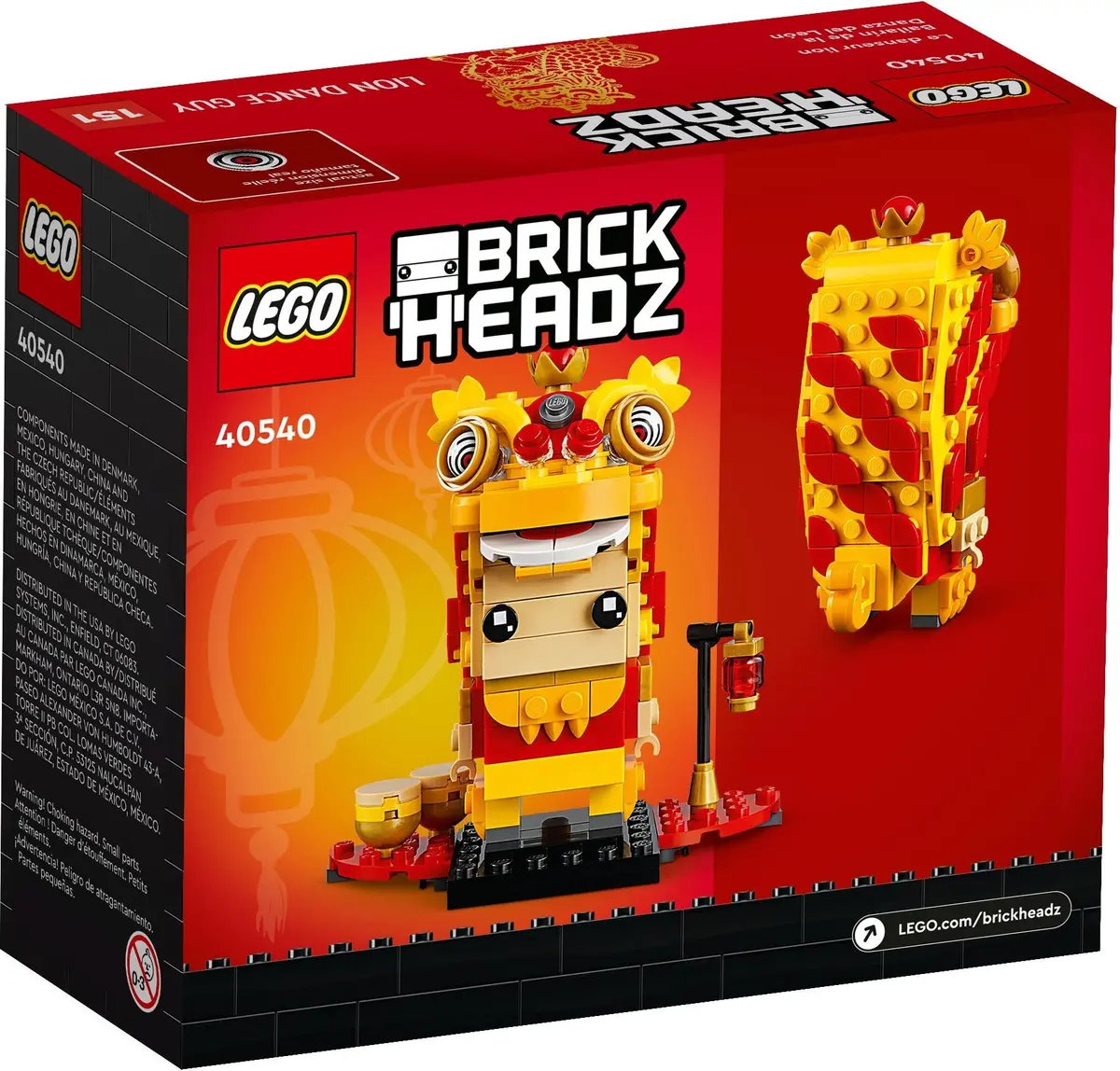 LEGO BrickHeadz 40540 Lion Dance Guy set, image 5