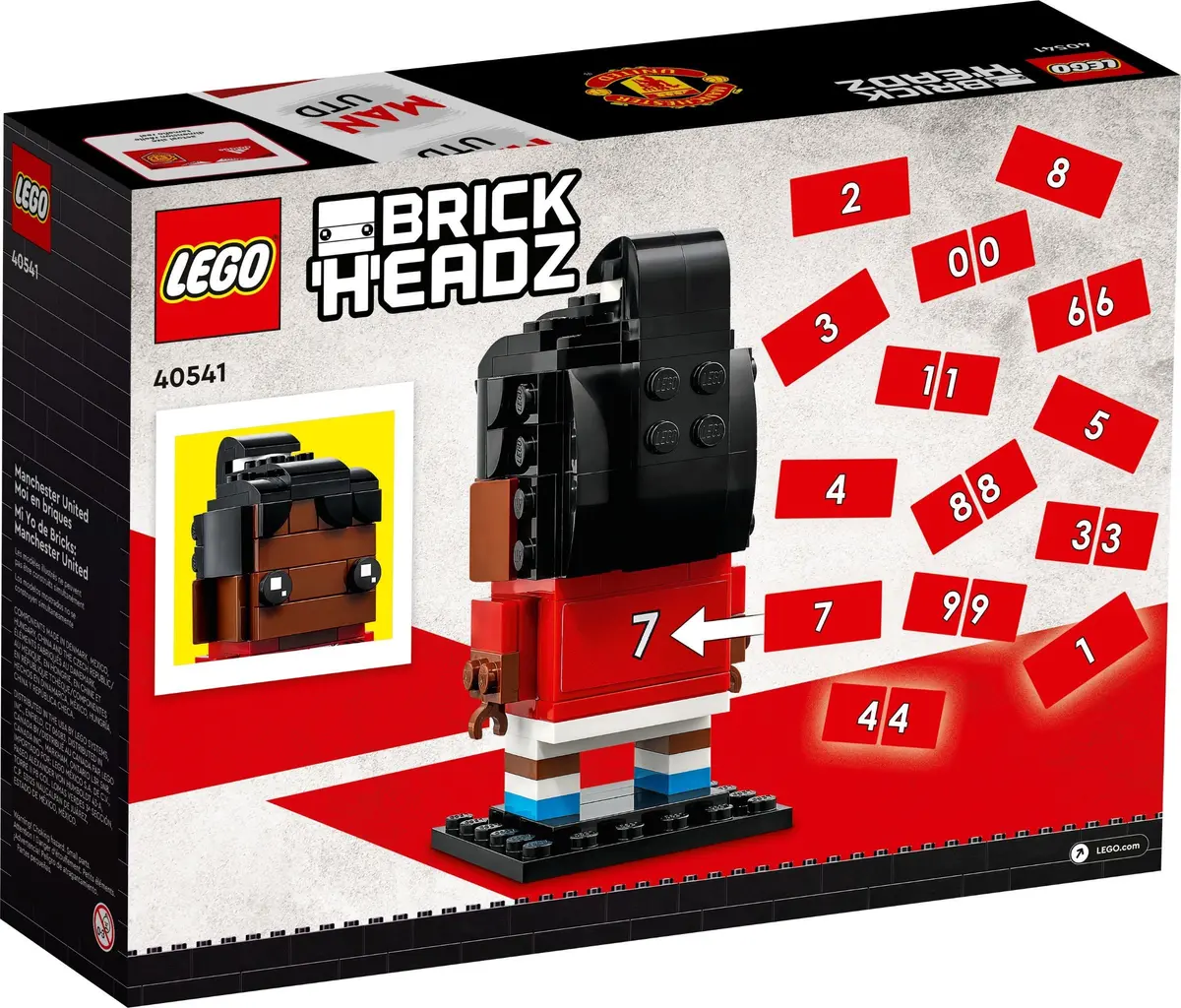 LEGO BrickHeadz 40541 Manchester United Go Brick Me set, image 13