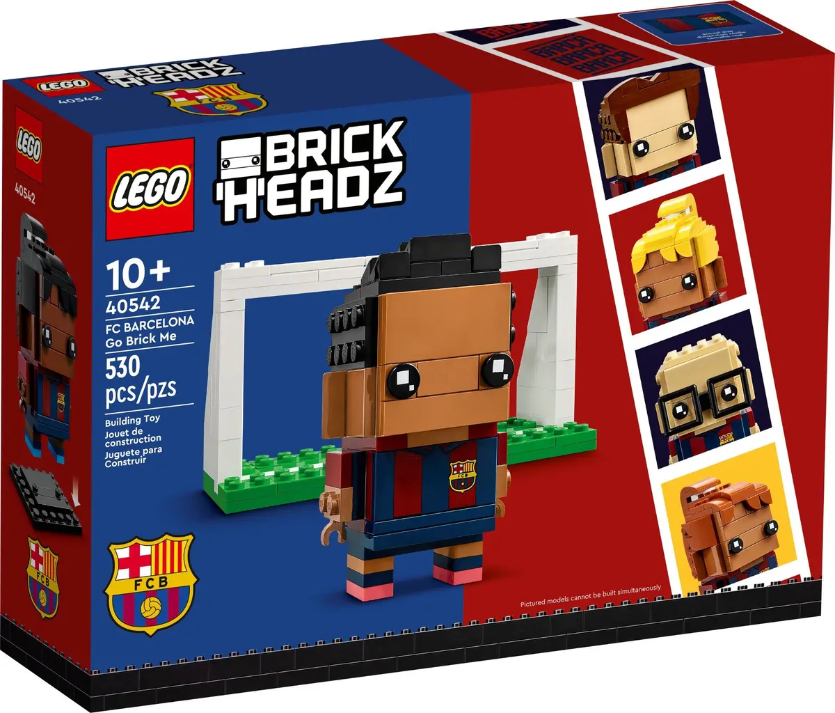 LEGO BrickHeadz 40542 FC Barcelona Go Brick Me set, image 2