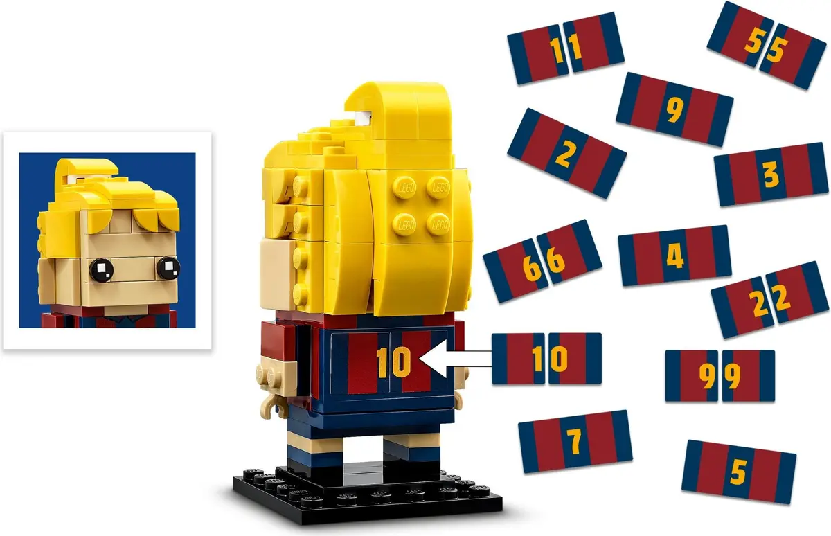LEGO BrickHeadz 40542 FC Barcelona Go Brick Me set, image 12