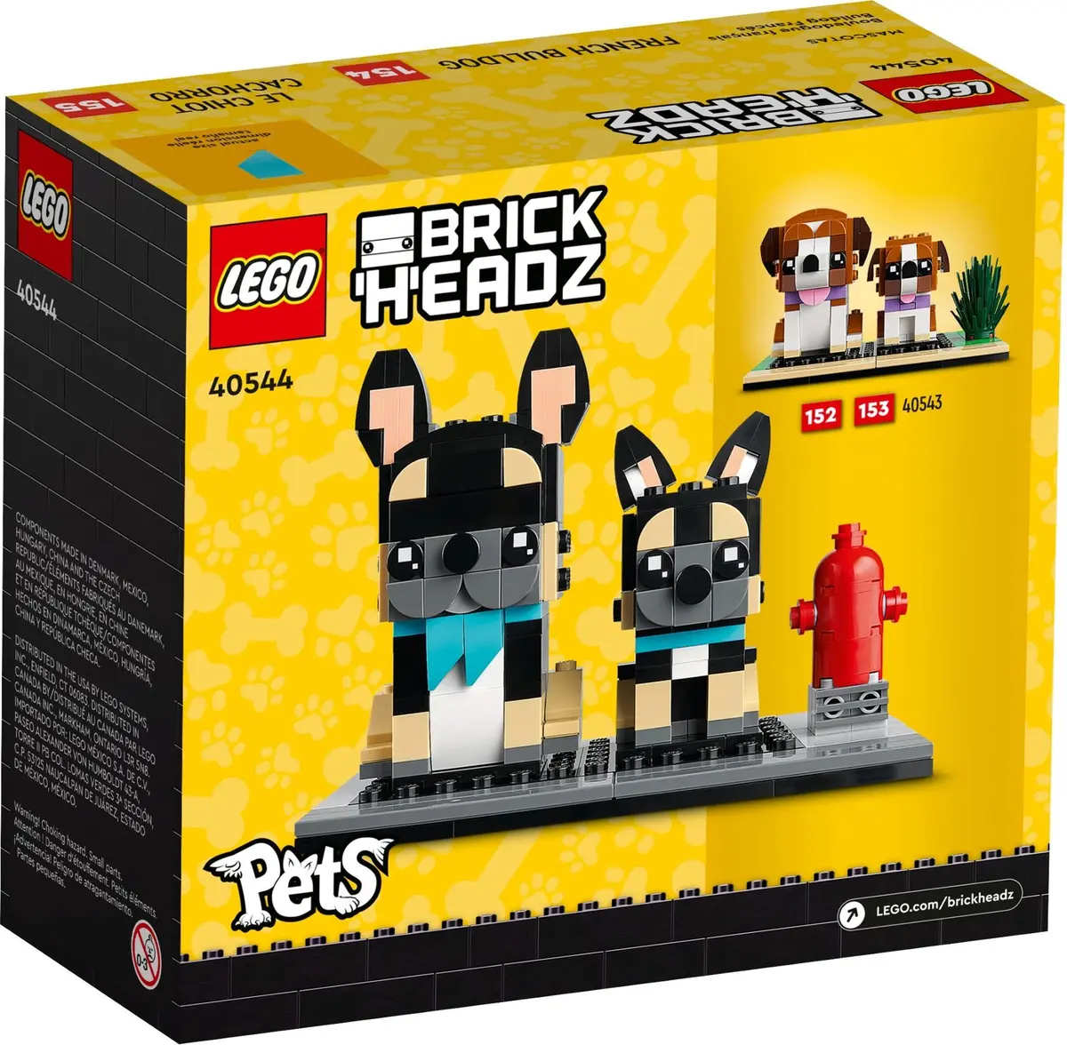 LEGO BrickHeadz 40544 French Bulldog set, image 5